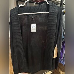 Love, Fire Black Knit Cardigan